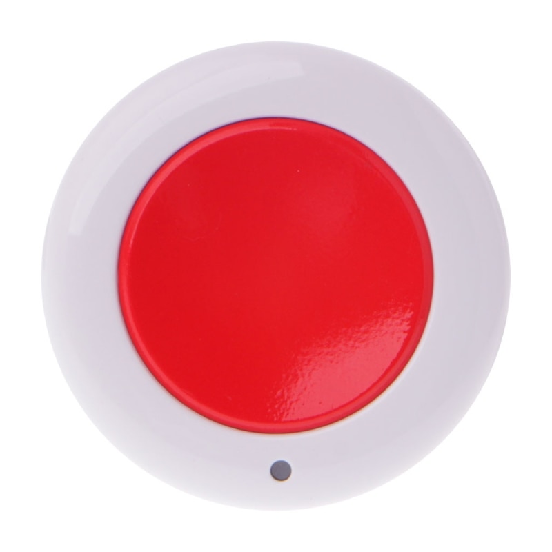 DC 9V 12V 24V 10A 1-Button 433MHz RF Wireless Remote Control Round Transmitter