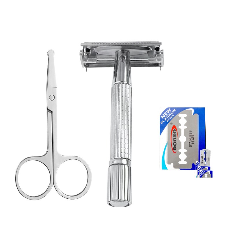 Nose hair scissors men's stainless steel safety manual nose hair trimmer women's eyebrow trimming small scissors: Vibrissac scissors Shaver  1 Box blade