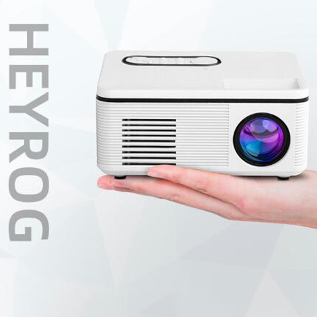 S361 Mini proyector LED portátil HDMI admite reproductor de vídeo HD 1080p reproductor de medios para el hogar altavoz incorporado legible U Disk