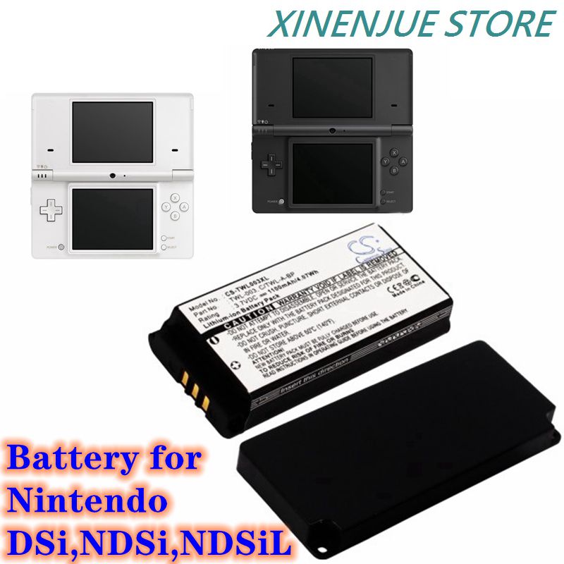 Game Console Battery 3.7V/1100mAh C/TWL-A-BP,TWL-003 for Nintendo DSi,NDSi,NDSiL