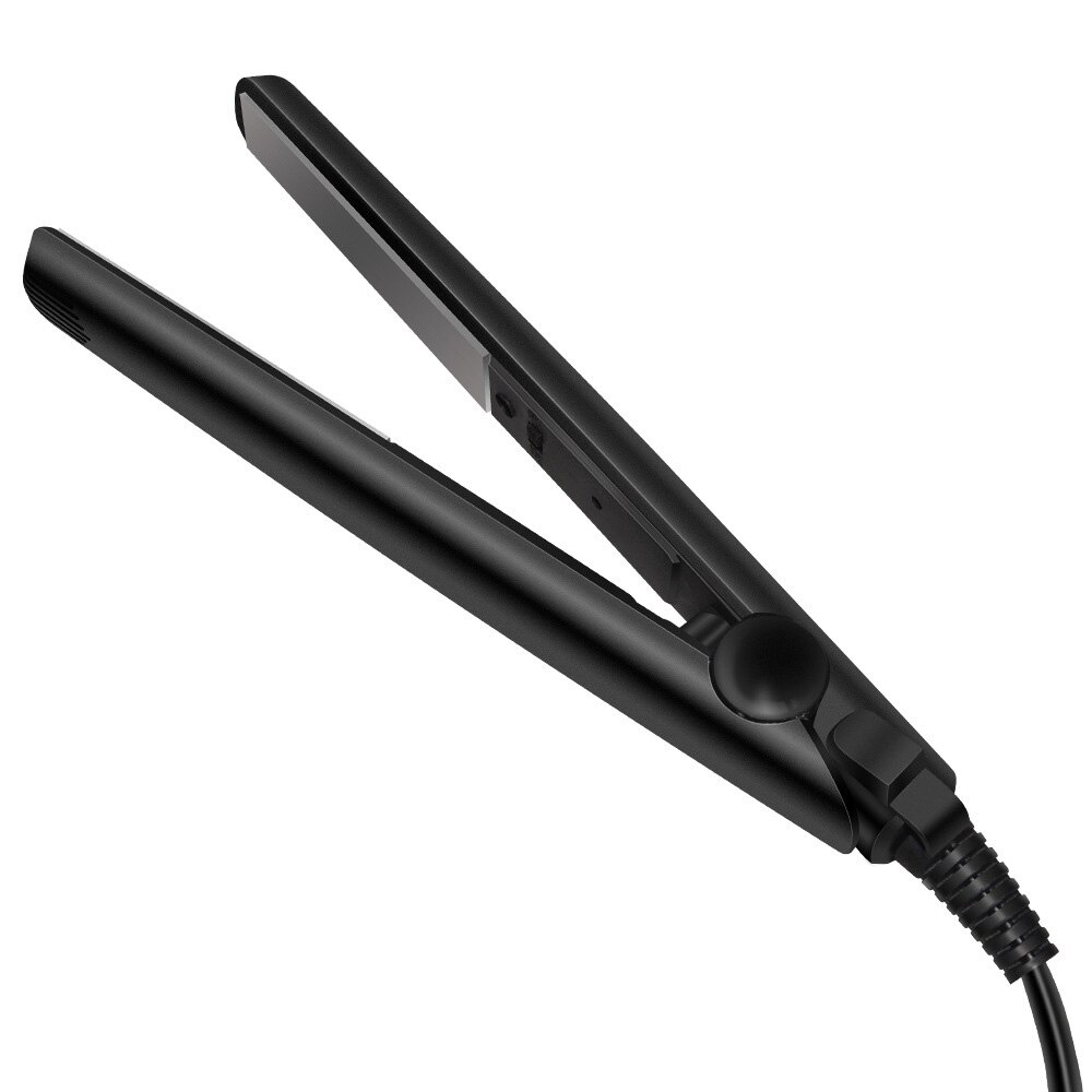 Mini bigoudis lisses et bouclés à double usage pour les cheveux, économie d'énergie, outil de coiffure Portable,: Black