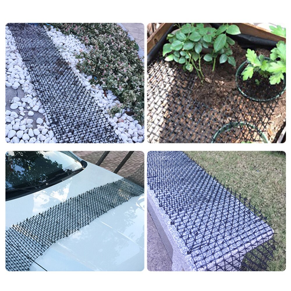 Garden Yard Pets Deterrent Pads Anti-Cat Dogs Repellent Mat Prickle Strips Keep Cats Away Safe Nails Thorn Network For Outdoor