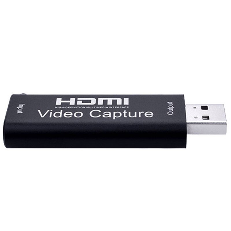 4k hdmi til usb 2.0 videooptagelseskort 1080p optager obs spil live streamer video med type c til hdmi kabeladapter