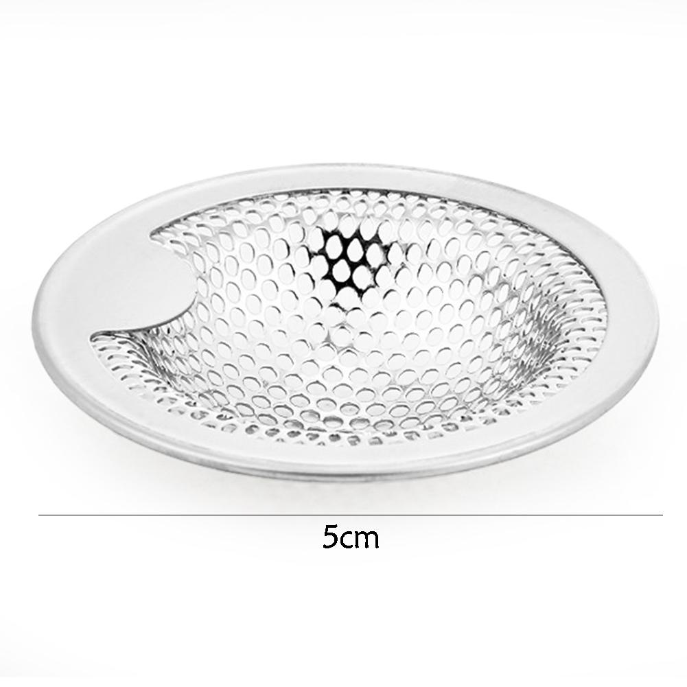 Stainless Steel Mesh Sink Strainer Metal Shower Drain Hole Trap Bath Kitchen Sink Filter Drain 5 7.5 10 11cm: 5cm
