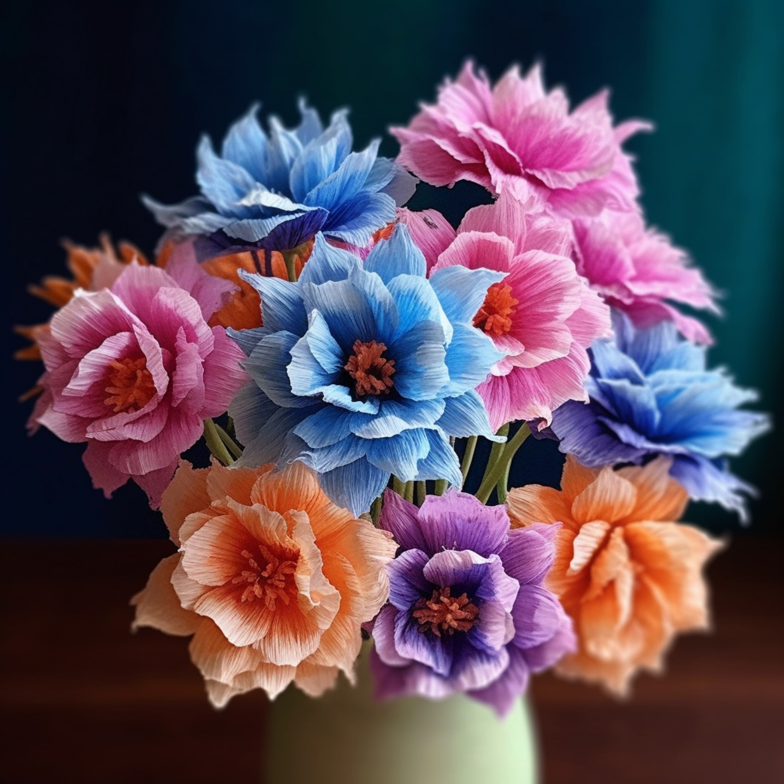 Rollo de papel crepé de 50x250cm, rollo de papel de crepé arrugado de Origami, artesanía de papel DIY, decoración de flores, envoltura de , artesanía de papel grueso