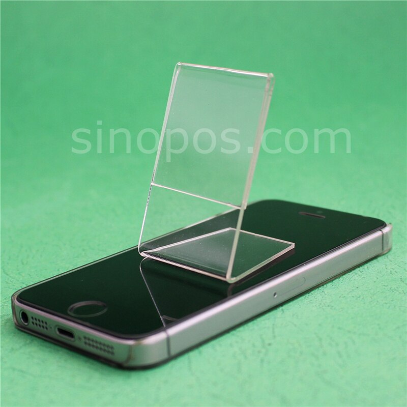Acrylic Small Sign Holder 4x6cm, L-shape stand plastic glass ware jewelry advertising frame price tag signs card display plexi