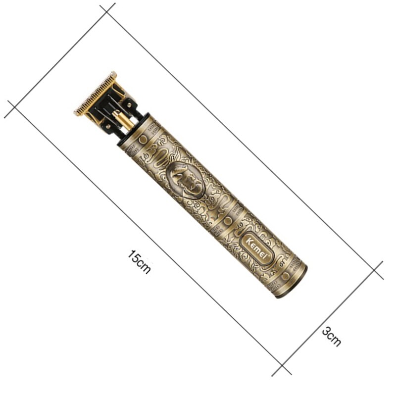 Original powerful 2 speed metal housing hair trimmer for men electric beard trimme with shaping comb facial hair styling tool