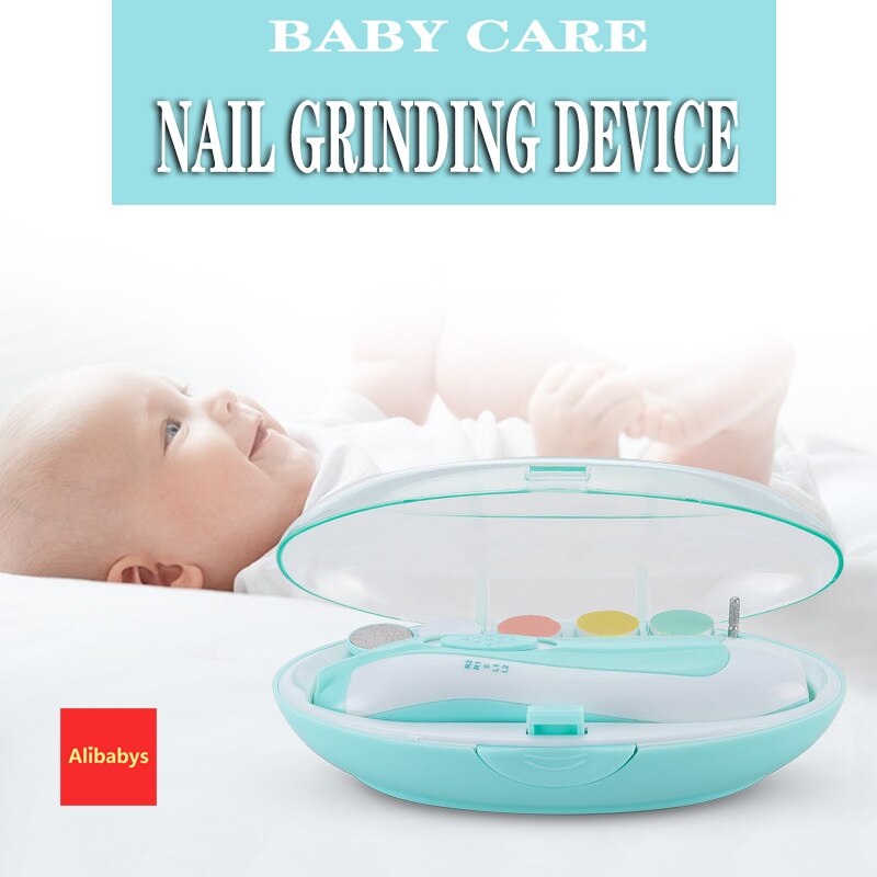 Draagbare Elektrische Veilig Nail Trimmer Voor Pasgeboren Baby Draagbare Pasgeboren Nail Care Set Infant Kids Manicure Set Manicure Rustig Nail
