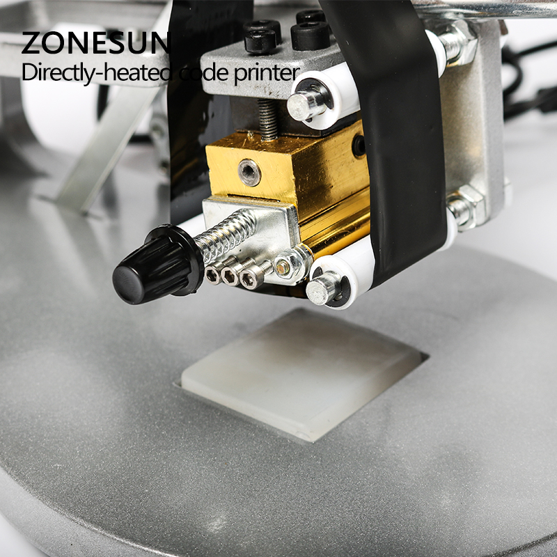 ZONESUN date coding machine printing machine Manual expiry date code printers Foll Stamp Coder expiry date machine