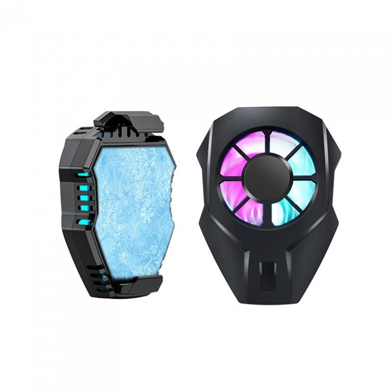 Mobile Phone Cooler Cooling Fan Gamepad Holder Bracket Fan Radiator For IPhone Huawei Xiaomi Tablet USB Charging