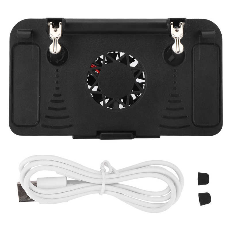 Mechanical Gamepad Mechanical button hand-feeling Game Handle High Sensitive with Fan for Fast Heat Dissipation For 4.7-6.0 Inch