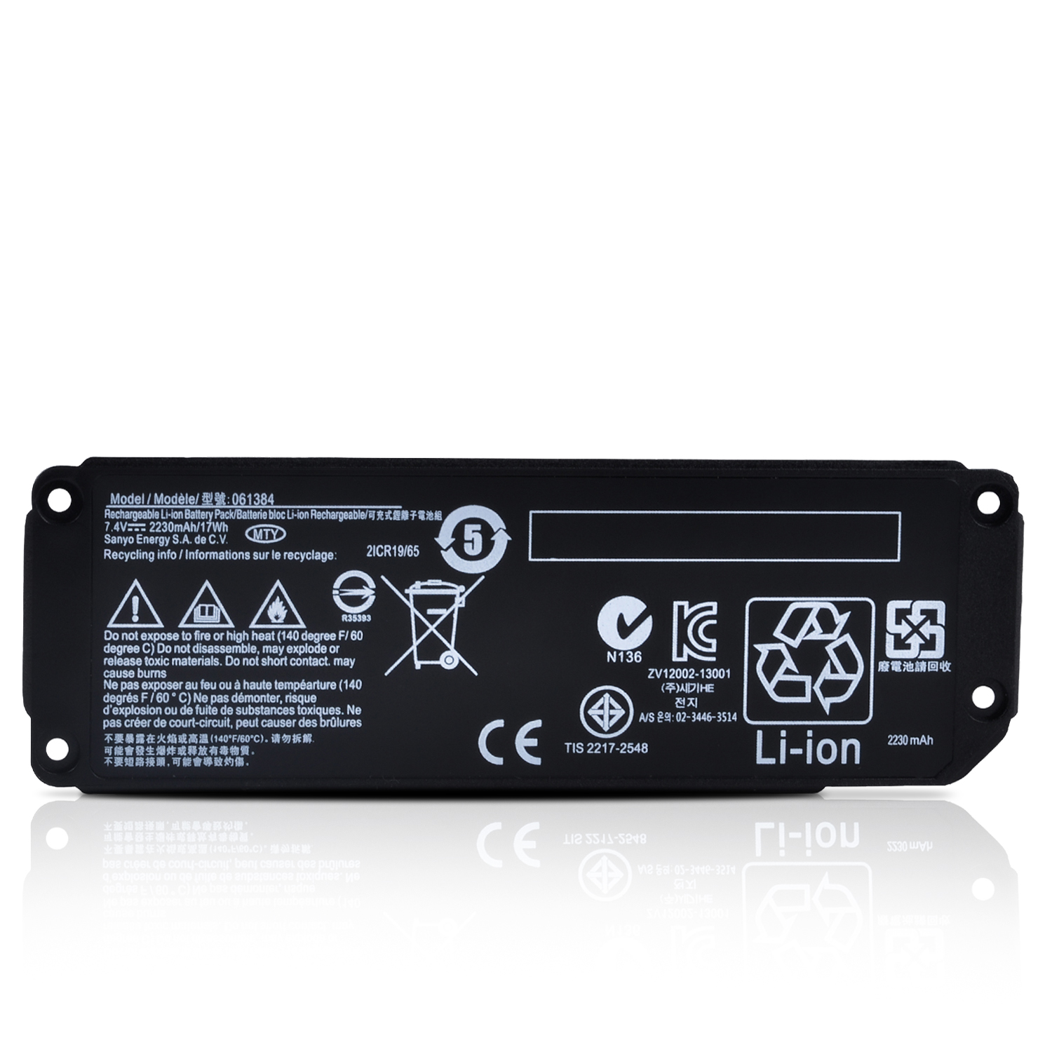 2230Mah 061384 061385 061386 063287 Batterij Voor Bose Soundlink Mini I Bluetooth Speaker
