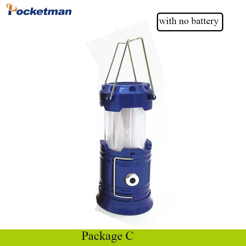 Camping Lantern Solar Power LED Light Source Poweful Portable Tent Work Lamp LED Flame Lantern Torch3 orders: C