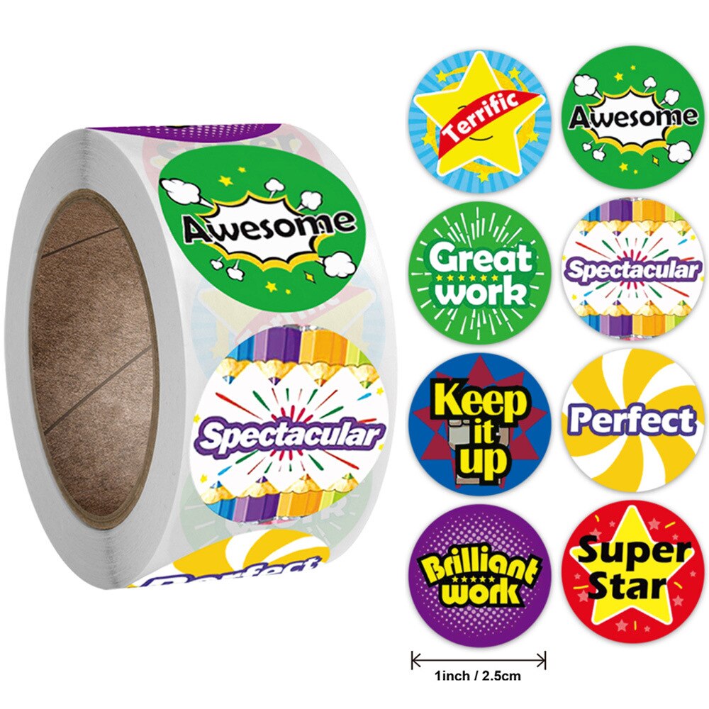 Qiduo Beloning Stickers Voor Kids Leraar Leuke Dieren Klaslokaal Motivatie Sticker Ondersteuning Gedrag Voor Jongens Meisjes: stickers for kids 1