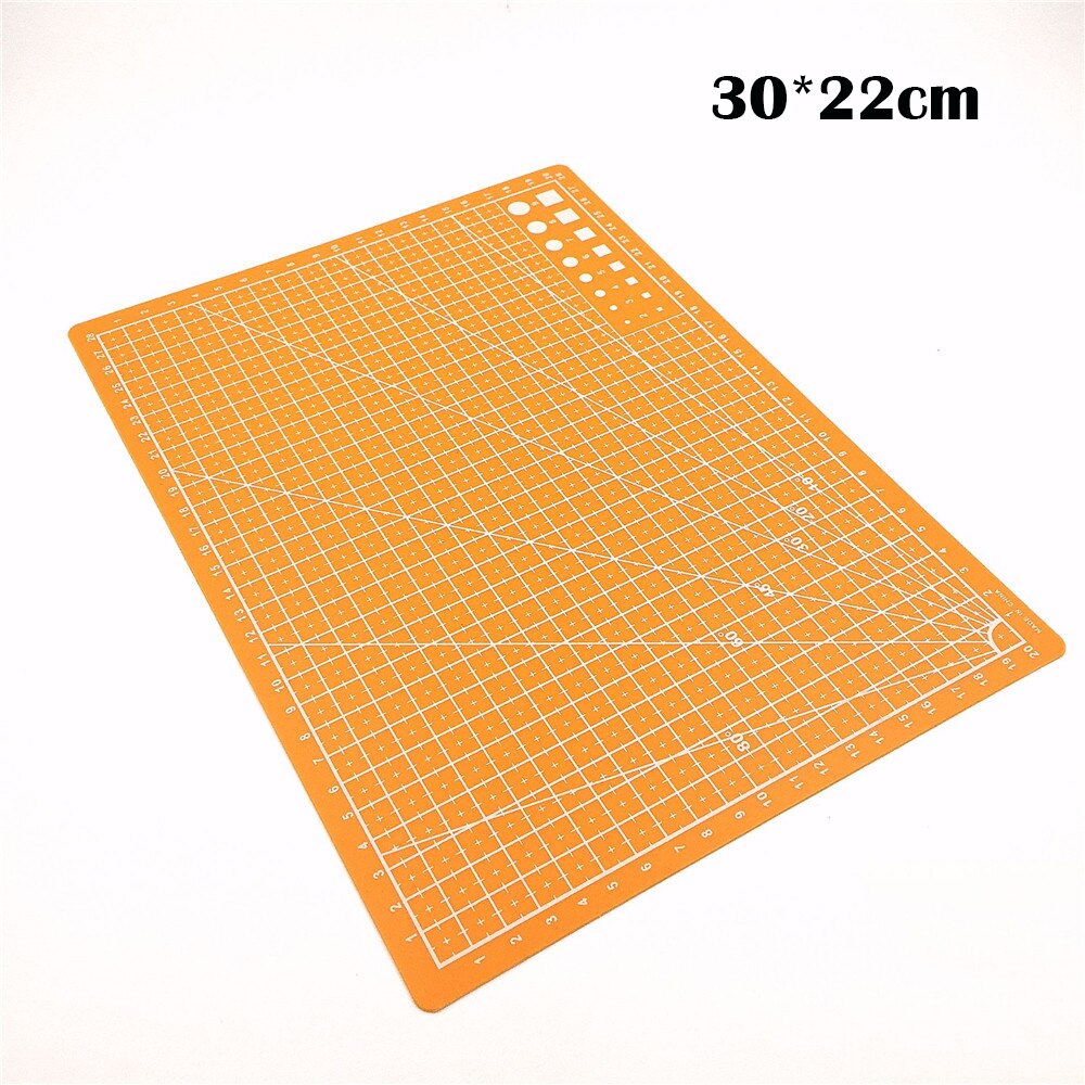 A4/A5 PVC Cutting Mat Pad Patchwork Cut Pad Durable Patchwork Tools DIY Handmade Self-healing Cutting Plate Art Tool Kits: A4 yellow