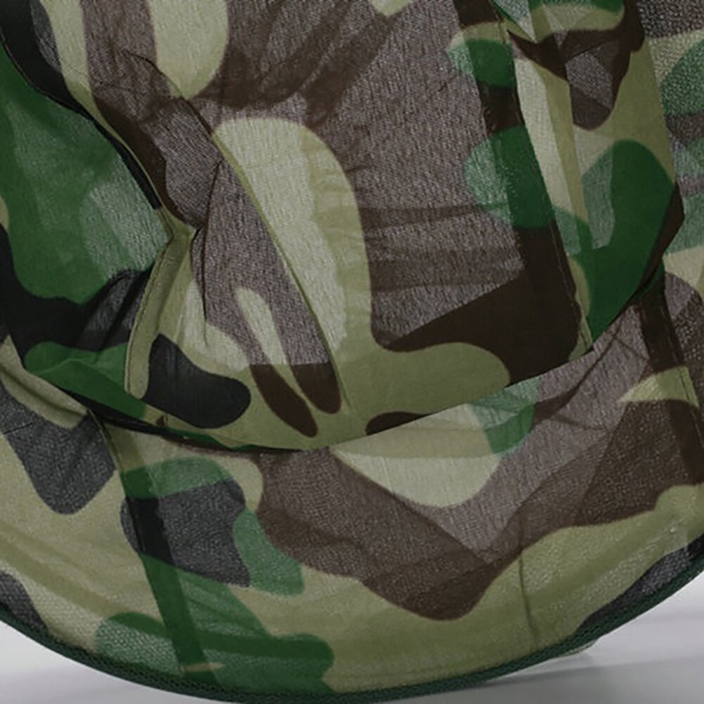 Odkryty kapelusz kamuflażowy osłona z siatki moskitiera owad siatka na robaki twarz kemping ochraniacz