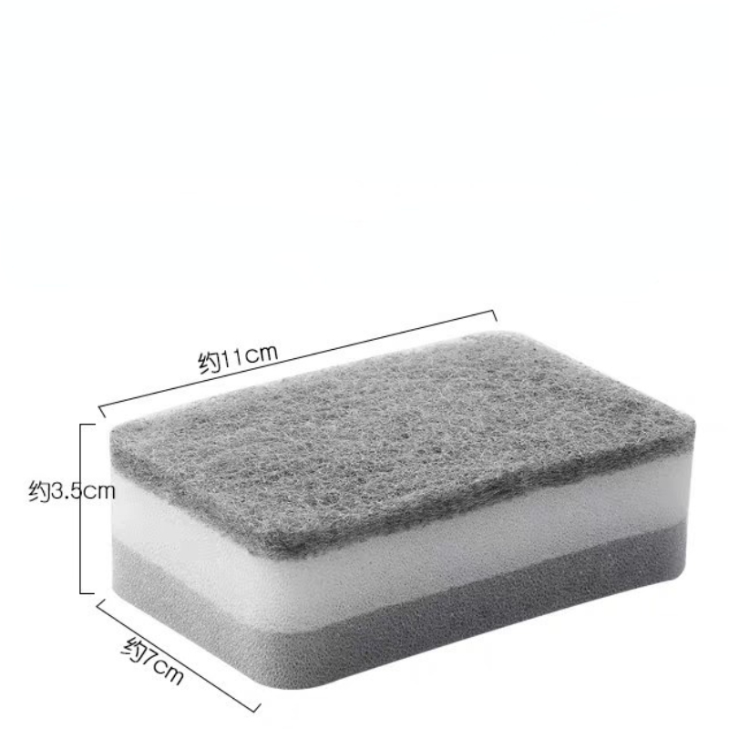 Borrador de esponja para cocina, toallitas para limpiar el hogar, accesorio de microfibra para limpiar platos, estropajo, Herramientas de limpieza de cocina: Default Title