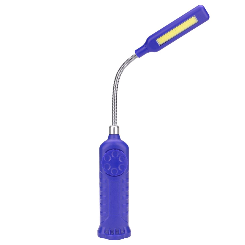 Dial Switch COB LED Flashlight 3 AAA Battery Operated Working Lamp Portable Magnetic Lighting LED Torch Lamp