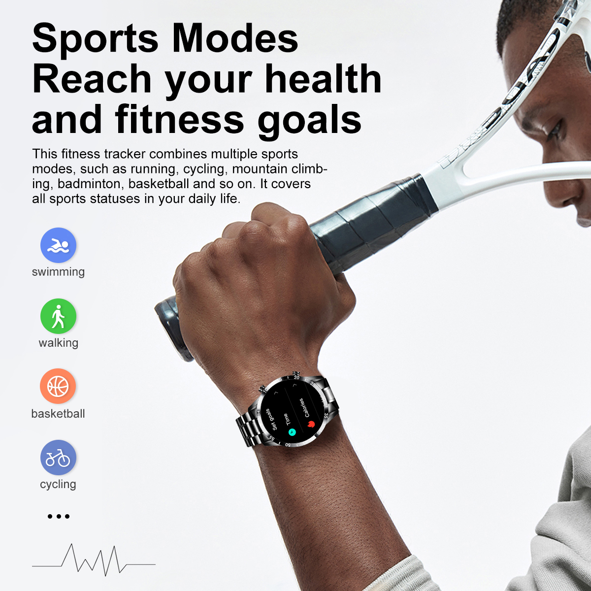 LIGE-Bluetooth Chamada Relógio Inteligente para Homens, 1.39 ", 360x360 Tela HD, Negócios, Rastreador De Esportes, Freqüência Cardíaca, Monitor De Saúde