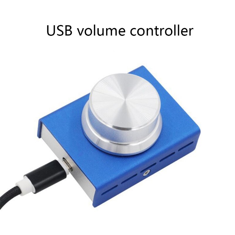 Control de volumen Usb para Pc, altavoz de ordenador sin pérdidas o controlador de volumen, ajustador Digital con función de silencio de una tecla