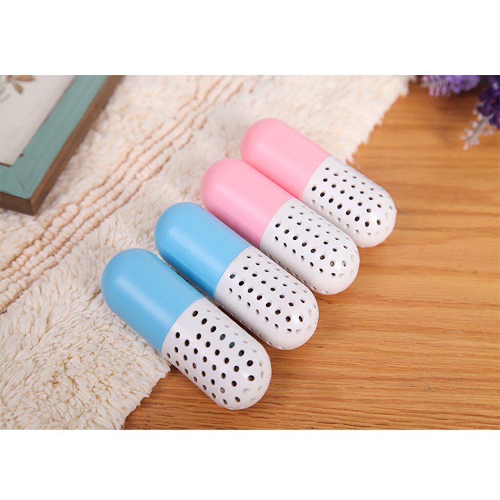 Antimicrobial Moisture Absorber Air Purifying Dryer Capsule Shape Shoe Deodorizer Steriliser Eliminator Smell Remover Sneakers