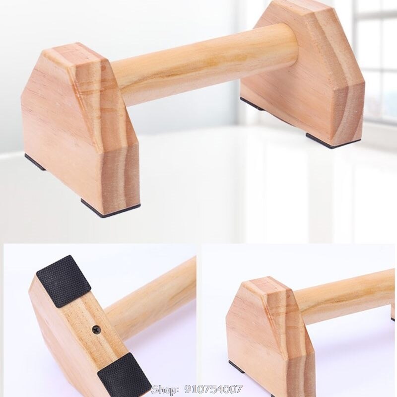 Pine Wood Set of 2PCS | Smooth, Non-Slip Yoga & Gymnastic Training Tool for L-Sits, Lolasana, Handstand Pushup N06 20