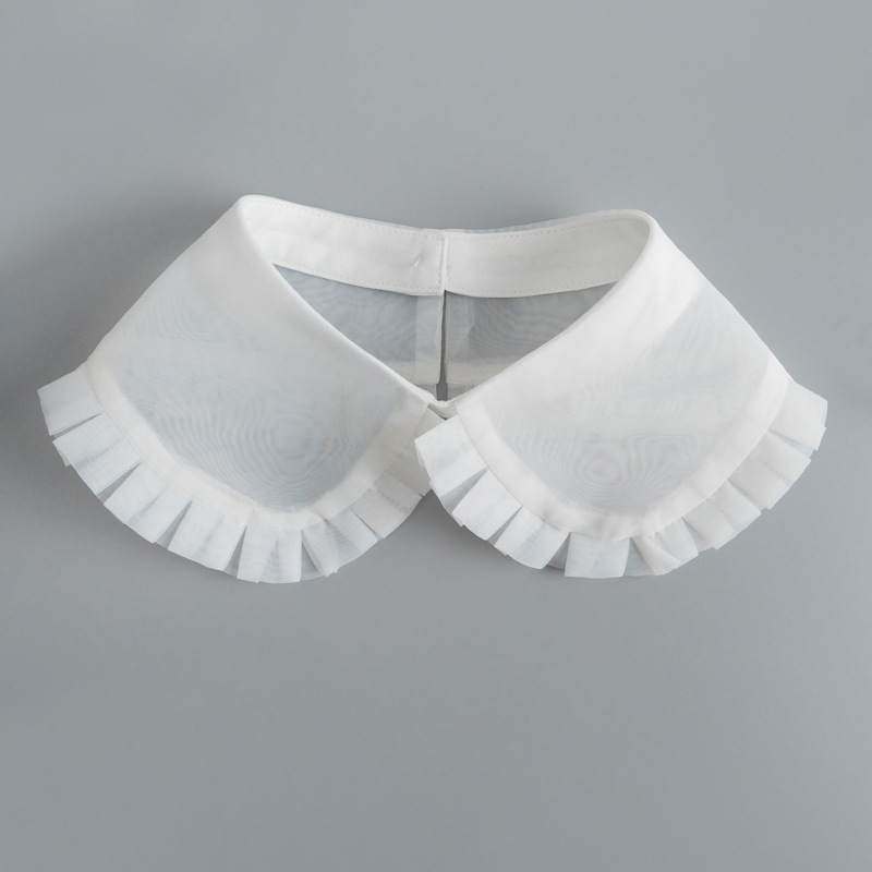 Vrouwen Shirt Valse Kraag Jurk Afneembare Valse Faux Kraag Ketting Choker Tie Meisjes Kant Nep Kraag Decoratieve: 02