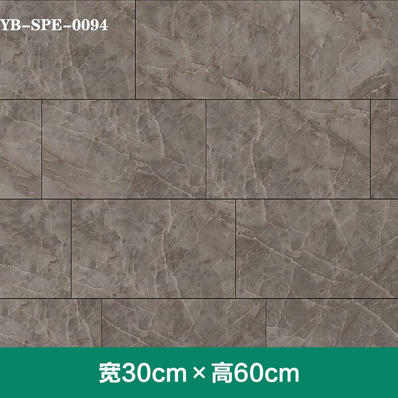 Imitatie tegel marmer muurstickers zelfklevend waterdicht badkamer renovatie achtergrondbehang pvc vloerstickers grond: Yb spe 0094