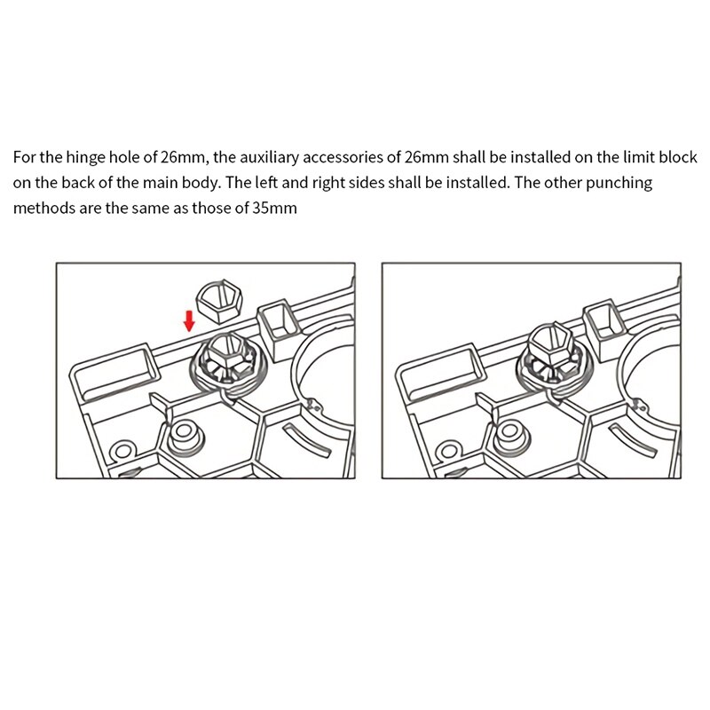 35Mm Concealed Hinge Drilling Jigs Hinge Hole Saw Jig Drilling Guide Locator Hole Opener Door Cabinets Woodworking Diy Tool Set
