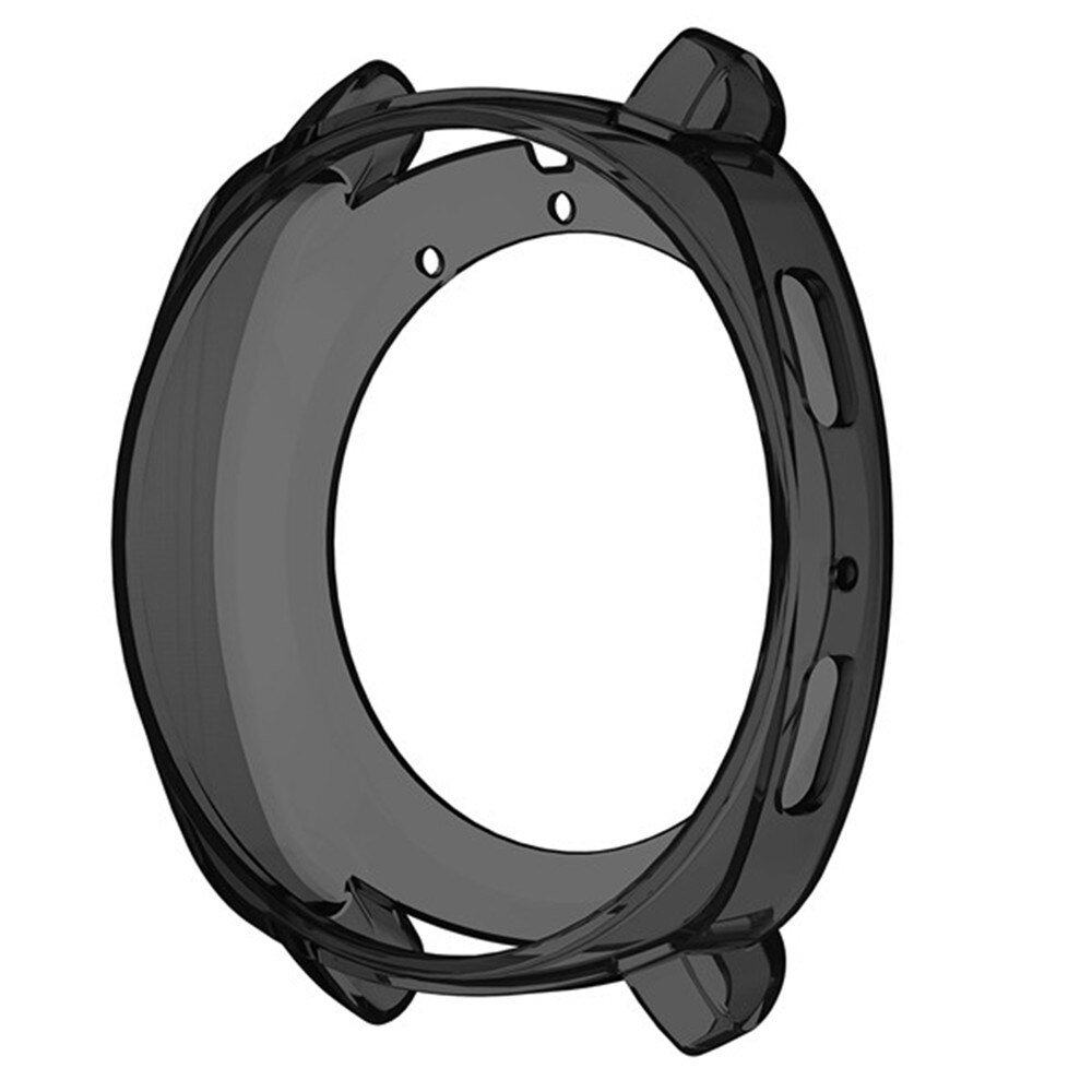 Tpu-bestendige, transparante siliconen beschermhoes voor horlogekasten van samsung gear sport-horloges: Zwart