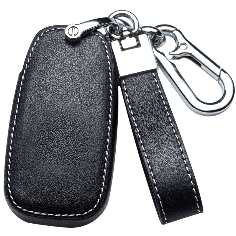 Leather Car Key Case Cover for Subaru BRZ Forester Legacy Outback WRX WRX STI Impreza XV Crosstrek Smart Remote Covers Key Bag