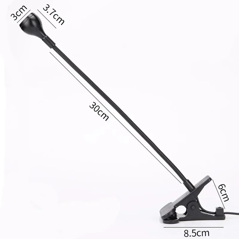 Luces Led ultravioleta con Clip, tubo de Metal Flexible, lámpara UV USB, Mini luz de curado de Gel UV, lámpara de escritorio, secador de uñas para arte de uñas DIY