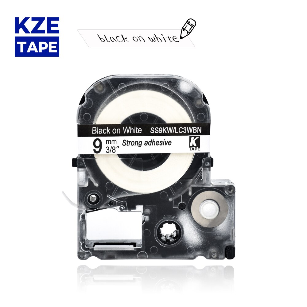 9mm 1pcs Multicolor SS9KW SC9YW SC9RW SD9K ST9KW Label Tapes for Epson Label Printer for KingJim label maker LW-300 LW400