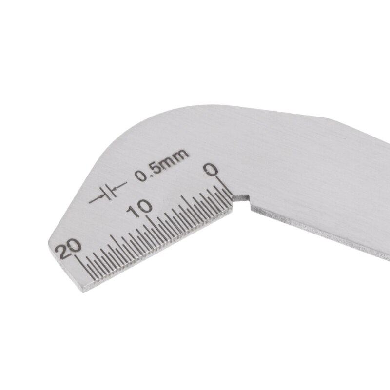 Modello di punta modello di trapano calibro di saldatura ispeziona la misurazione della punta del trapano della saldatura dello strumento