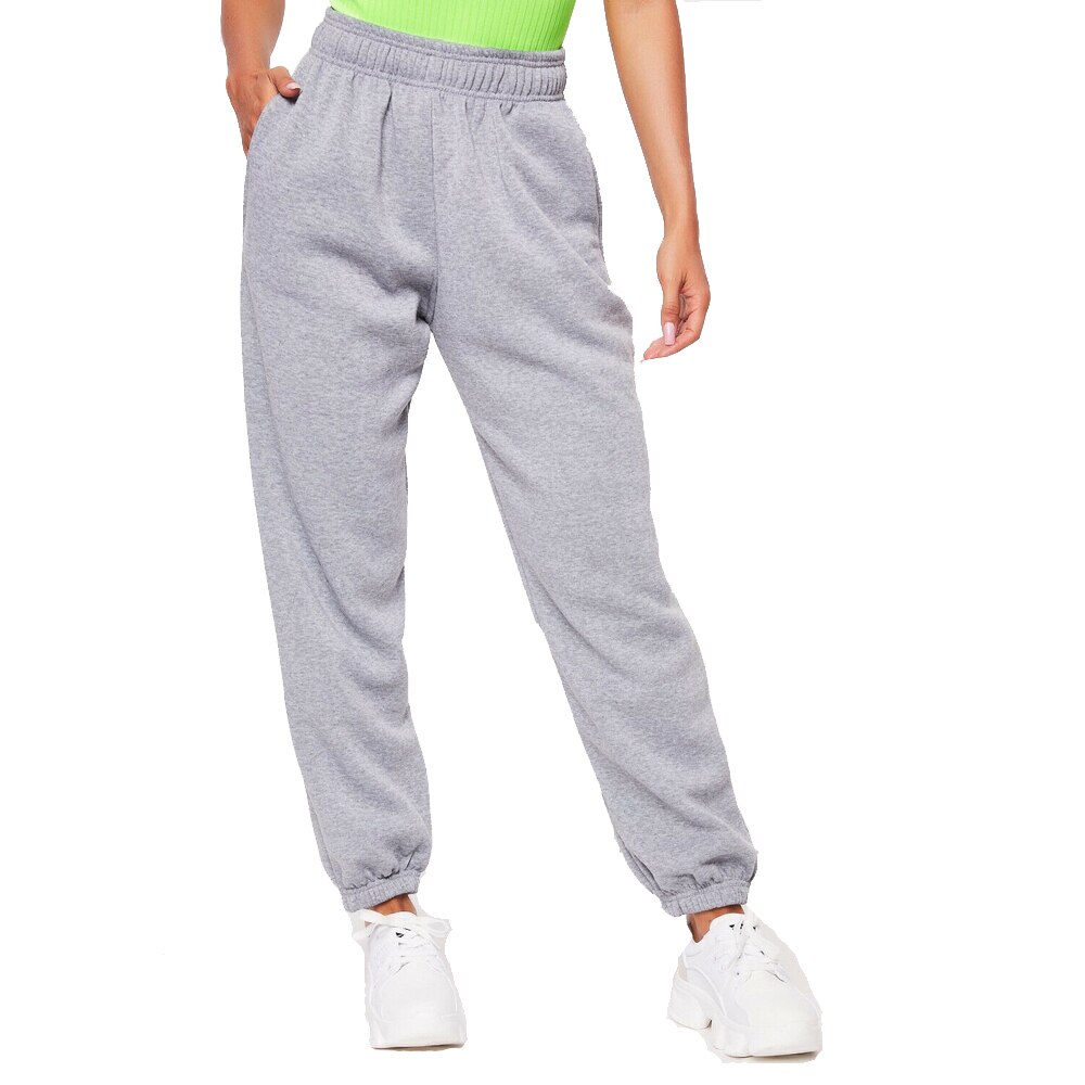 Pantaloni sportivi Casual da donna pantaloni Jogger da corsa solidi tuta solida da donna pantaloni elastici in vita da donna pantaloni larghi