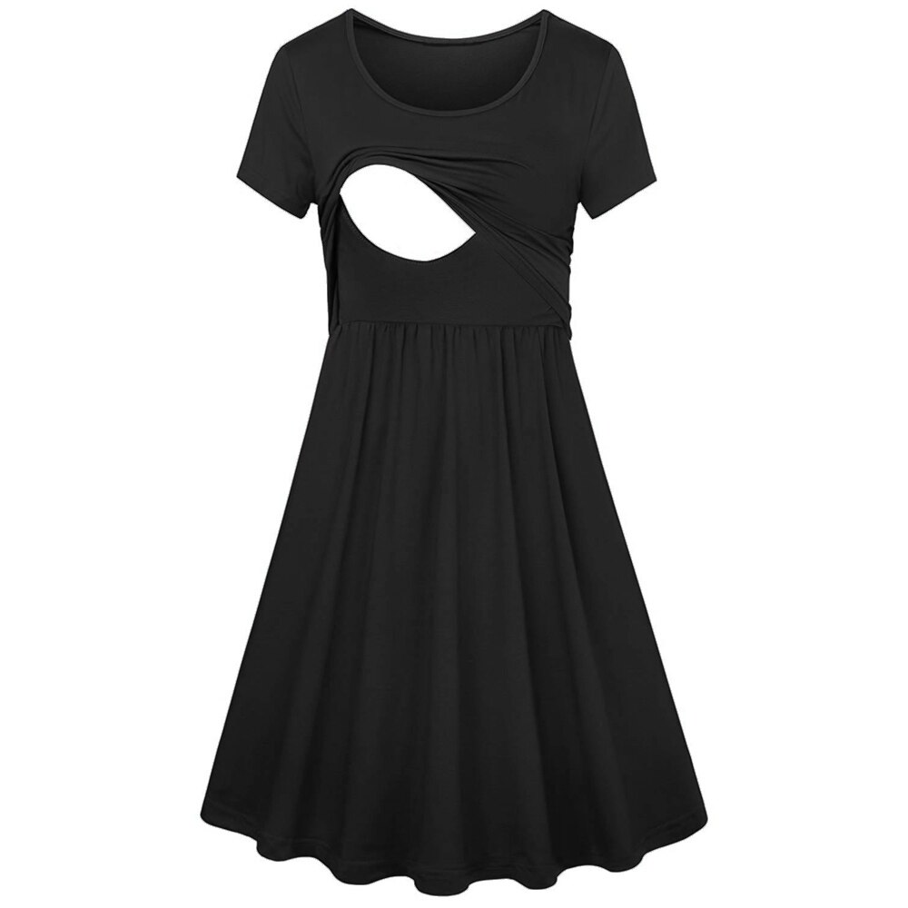 Breastfeeding Maternity Dresses Nursing Clothes For Pregnant Women Feeding Pregnancy Dress Maternity Clothing Summer Mother Wear