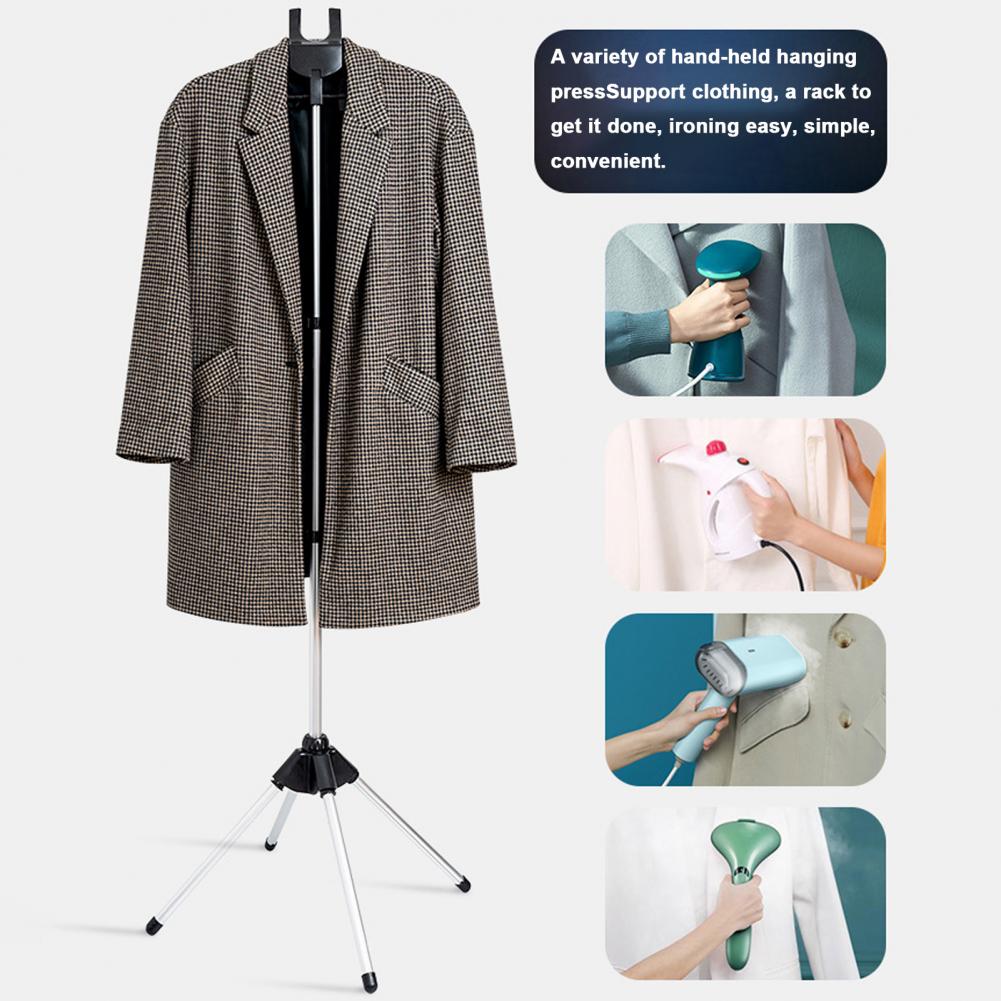 Stomen Kleerhanger In Hoogte Verstelbaar Opvouwbaar Staande Handheld Kledingstuk Stoomboot Rek Kleding Stoomstrijken Houder Stand