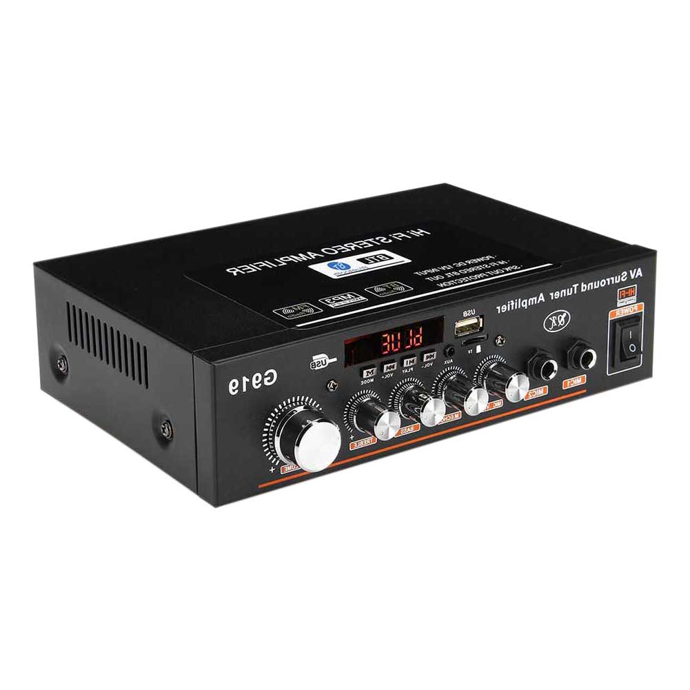 Subwoofer Surround Sound Car Audio Power Amplifier USB Input With Remote Control Portable Digital Home Theater Bluetooth 5.0