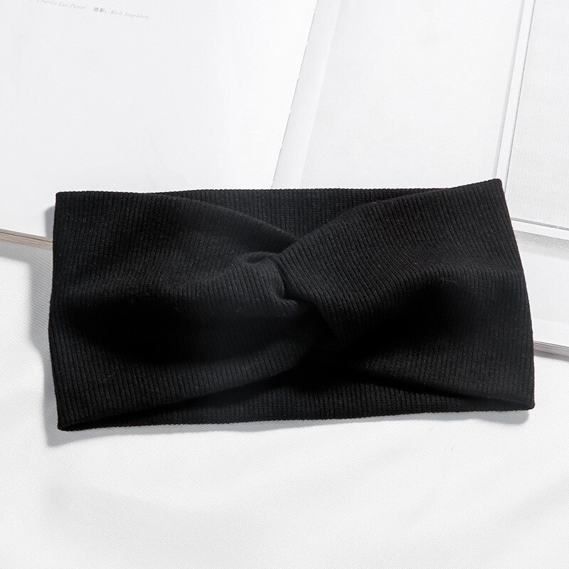Diadema de lana con orejas de animales para mujer y niña, accesorios para el cabello, turbante cruzado, 1 unidad: 3