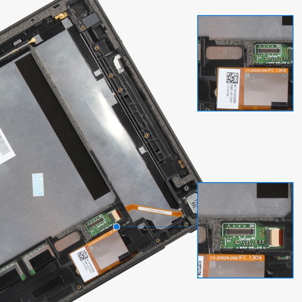Srjtek voor sony xperia tablet  z 10.1 sgp 311 sgp 312 sgp 321 lcd-scherm matrixscherm touchscreen tablet-pc montage met frame