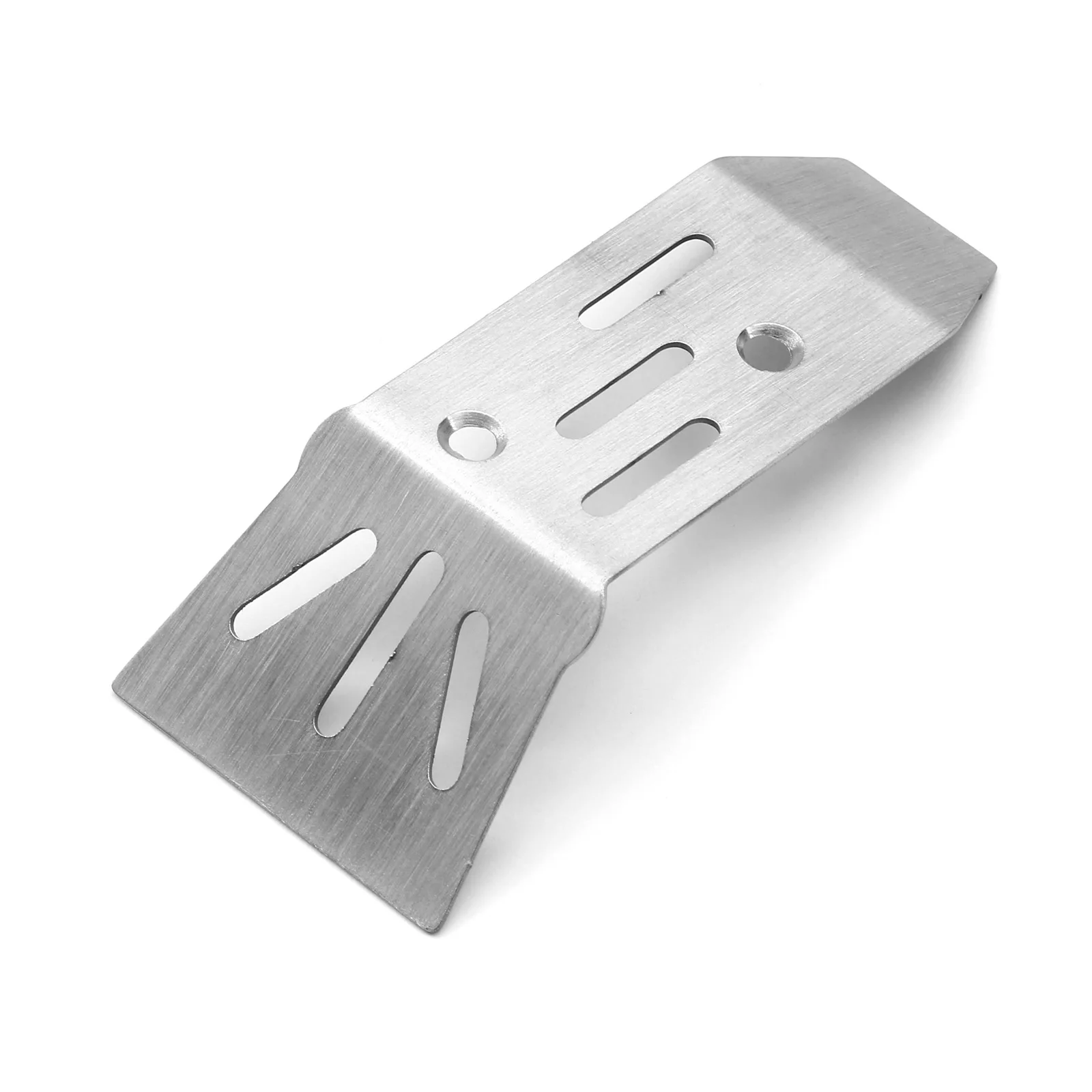 2 Stück Edelstahl vorne und hinten Chassis Rüstungsschutz für Arrma 1/18 Granit Grom RC Auto Upgrade Teile Zubehör