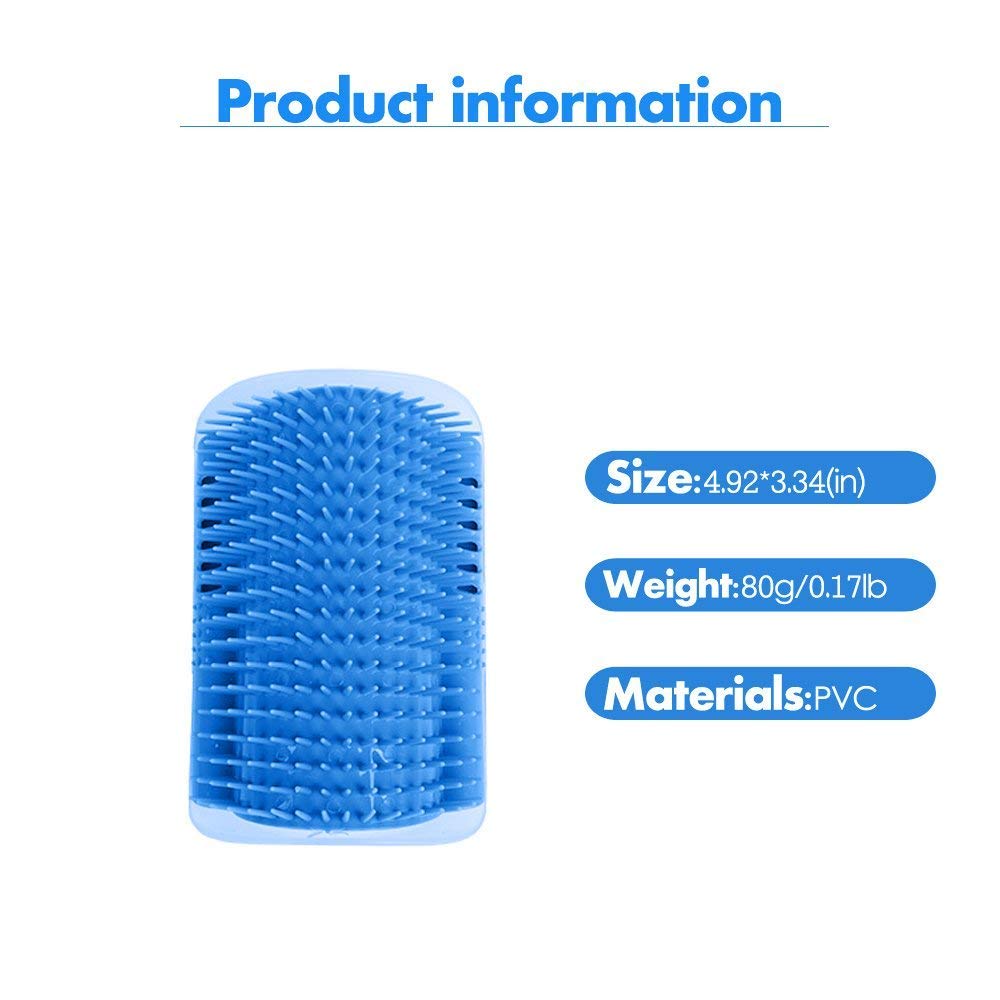 Cepillo de aseo para gatos, despegable, automasajeador, desgranador, peine para depilación para gatos pequeños, cepillo de Catnip instalable, producto para mascotas