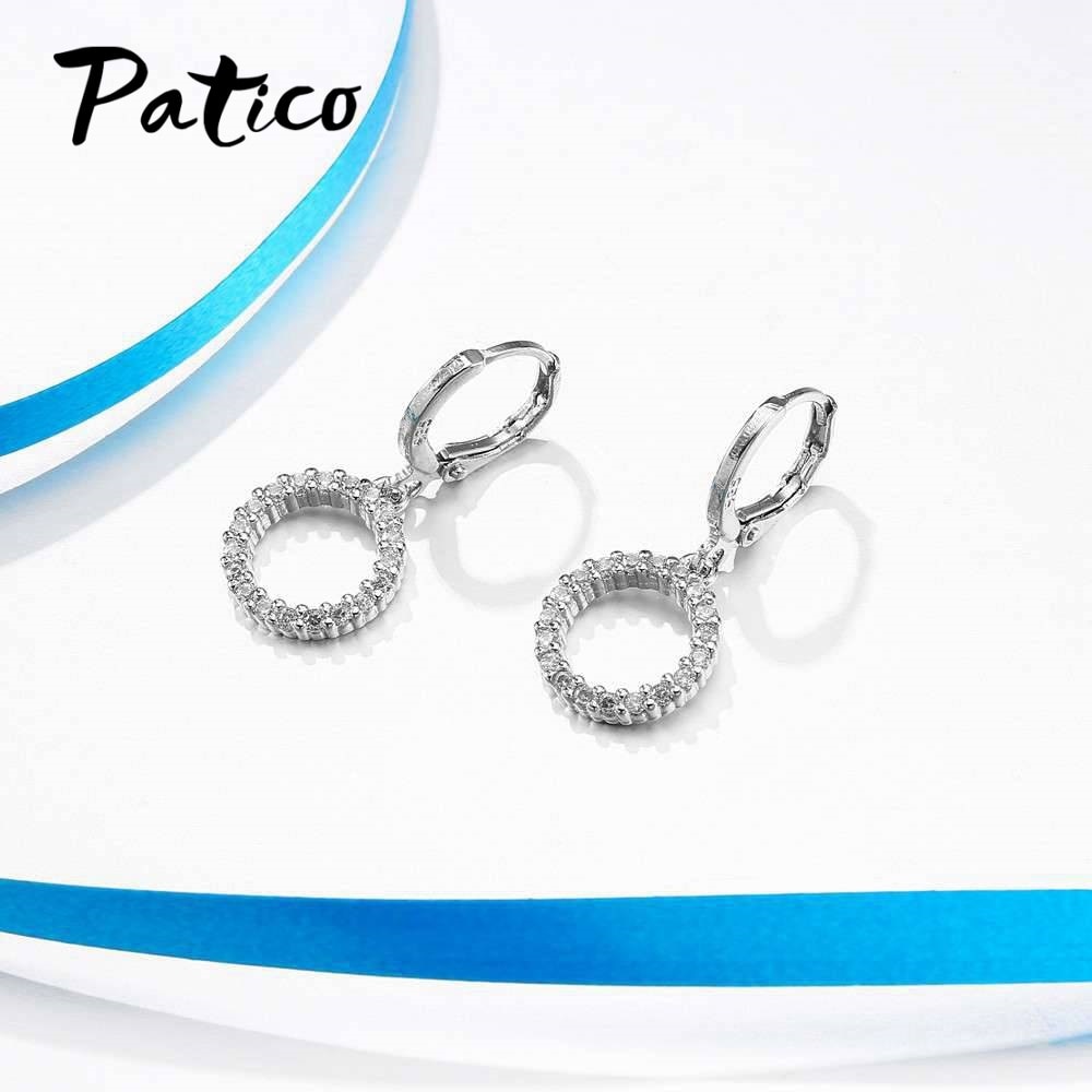 Retro generoso y natural de las mujeres de Plata de Ley 925-cúbica de plata Zironia colgantes, collar, anillo de estilo para las mujeres