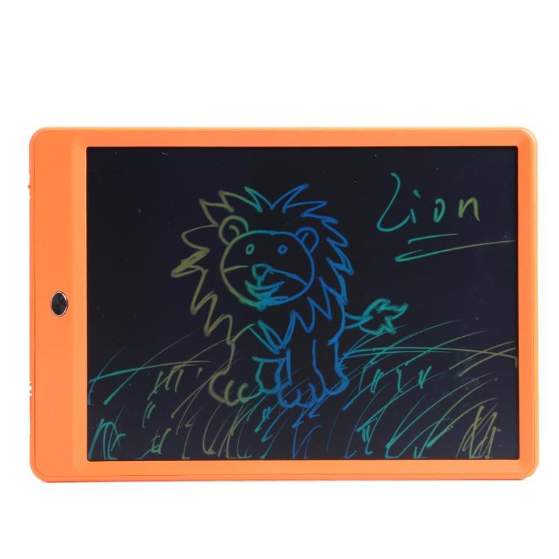 10 inch LCD Writing Tablet Digital Drawing Tablet Electronic Handwriting Pad Message Graphics Board Kids Writing Board: Yellow