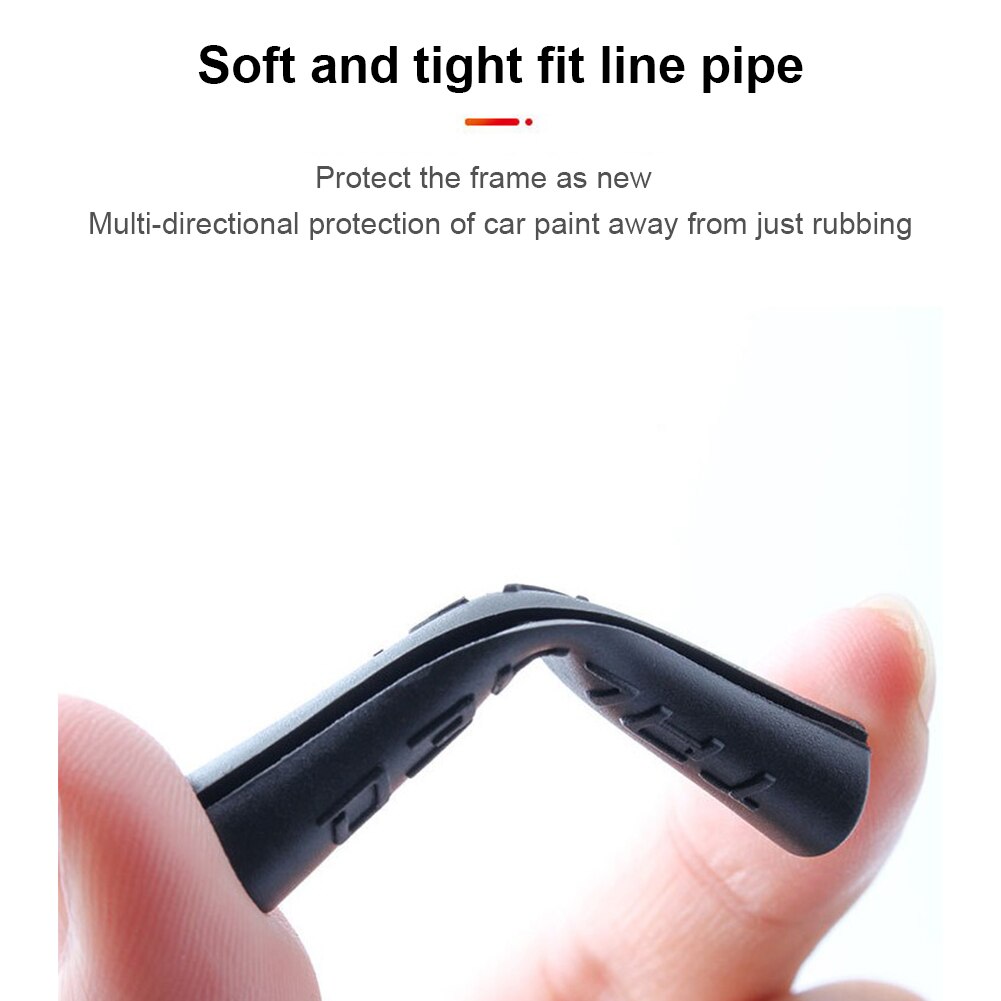 6/8pcs Bicycle Brake Shift Cable Guard Anti-Friction Bike Frame Protector Tubes Protective Cover