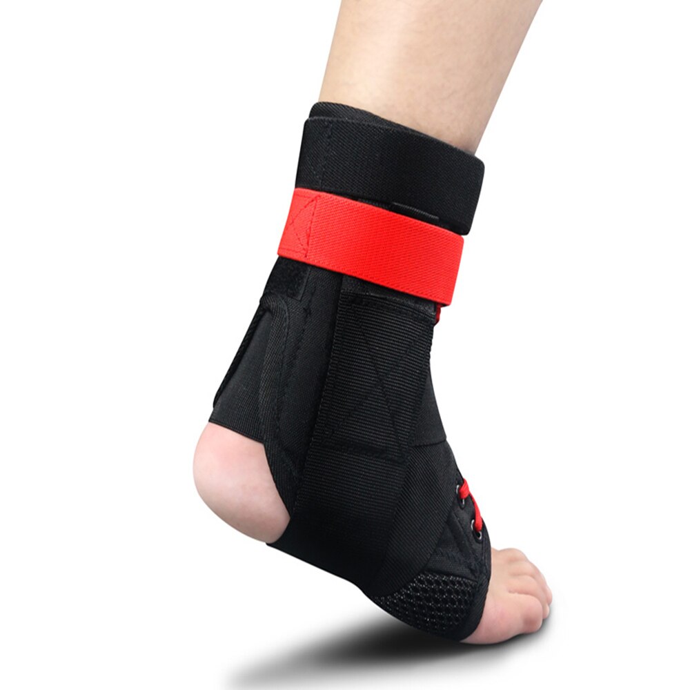 Kuangmi 1Pair Ankle Support Foot Guard Adjustable Ankle Brace Support Protector for Sprain Injury Basketball Volleyball Football