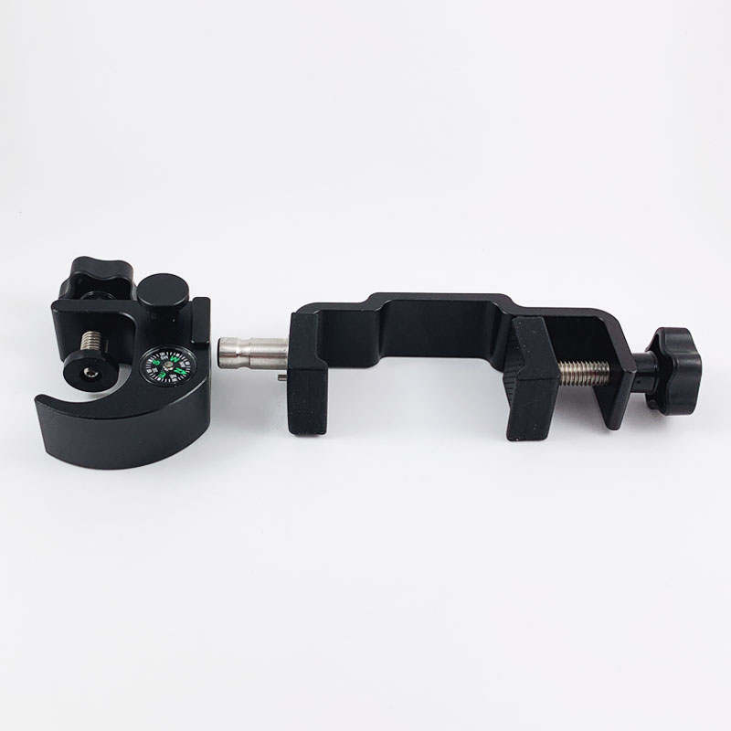 Corrosion-Resistant Gps Pole Clamp with Open Data Collector Cradle Universal Pole Clamp