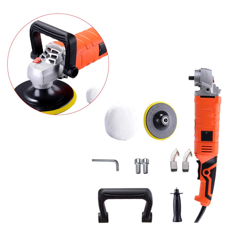 1580W 220V Grinder Mini Polishing Machine Car Polisher Sanding Machine Orbit Polish Adjustable Speed Sanding Waxing Power Tools