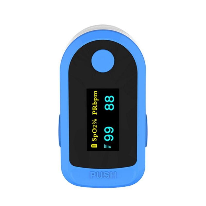 Mini Protable Finger Clip Pulse Oximeter Heart Rate Blood Oxygen Saturation SpO2 Monitor Family Aerobic Exercise Tracker J60B: 2