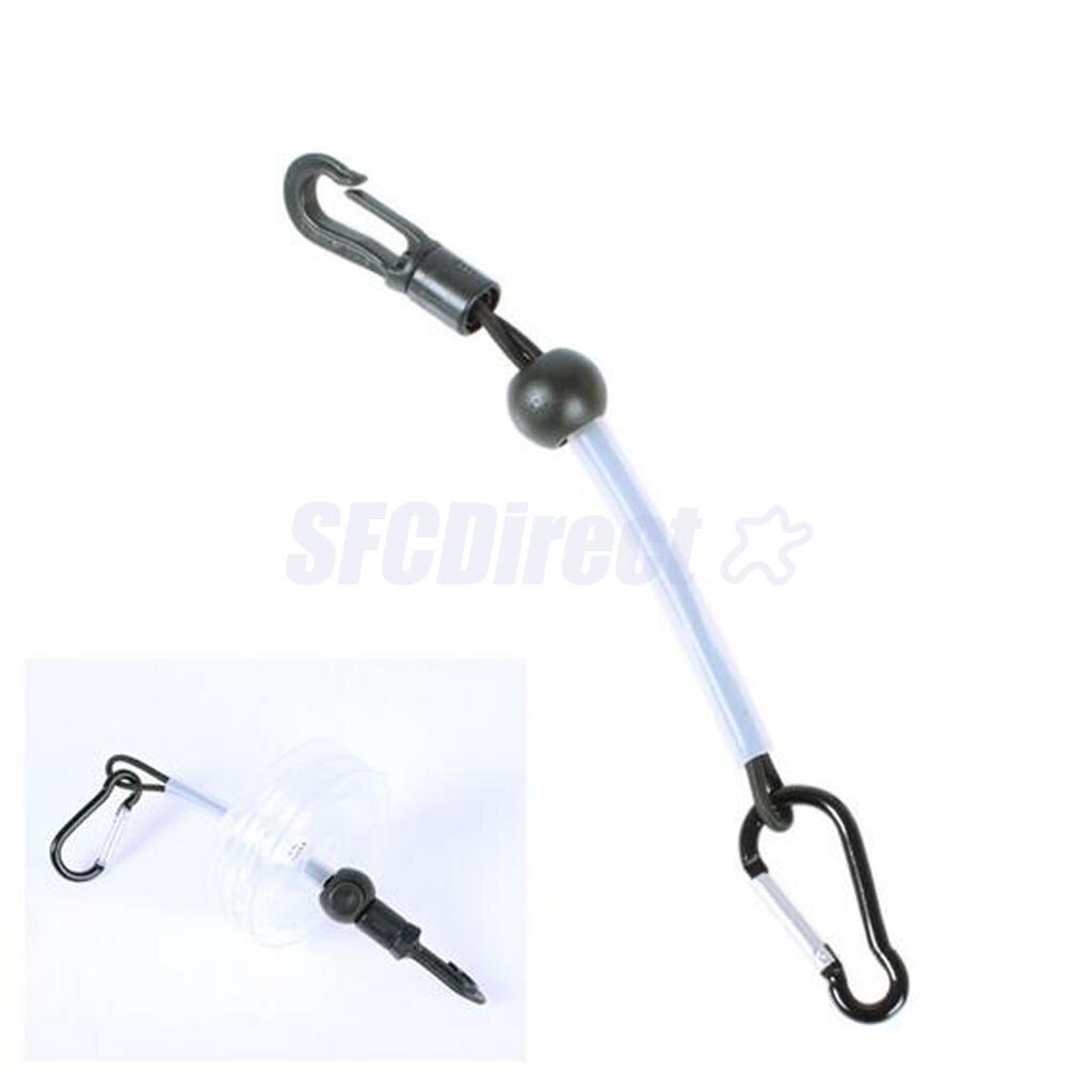 Plastikowy uchwyt wędkarski uchwyt szpuli latać Wędkarstwo Tippet uchwyt z karabińczykiem narzędzie walki 16.5cm